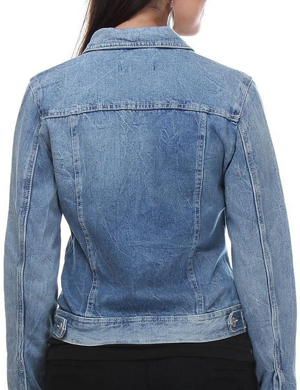 KOTTY Women Solid Denim Jacket