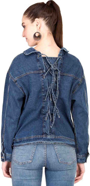 KOTTY Full Sleeve Printed, Dyed/Ombre Women Denim Jacket 