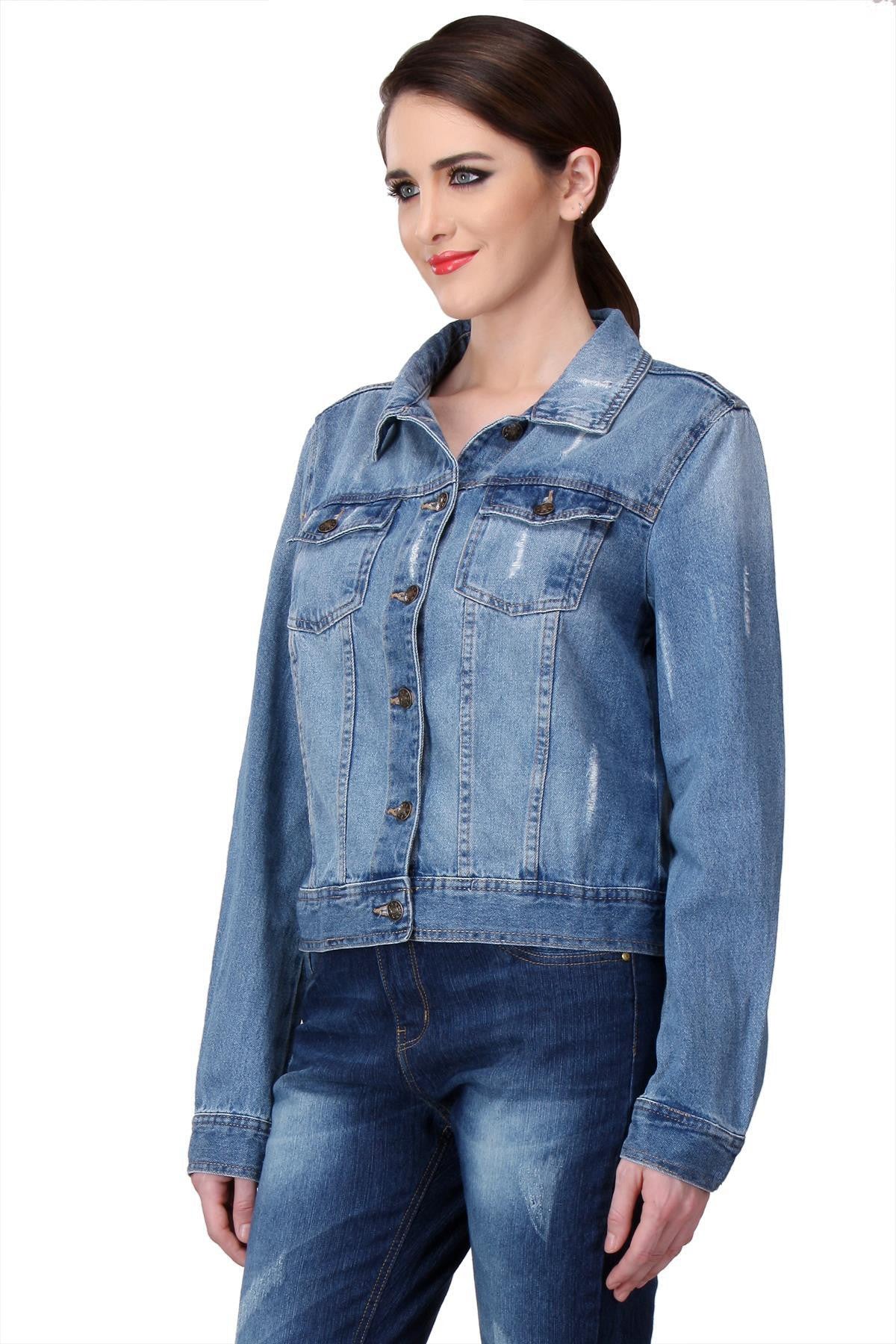 KOTTY Full Sleeve Self Design Women Jacket 