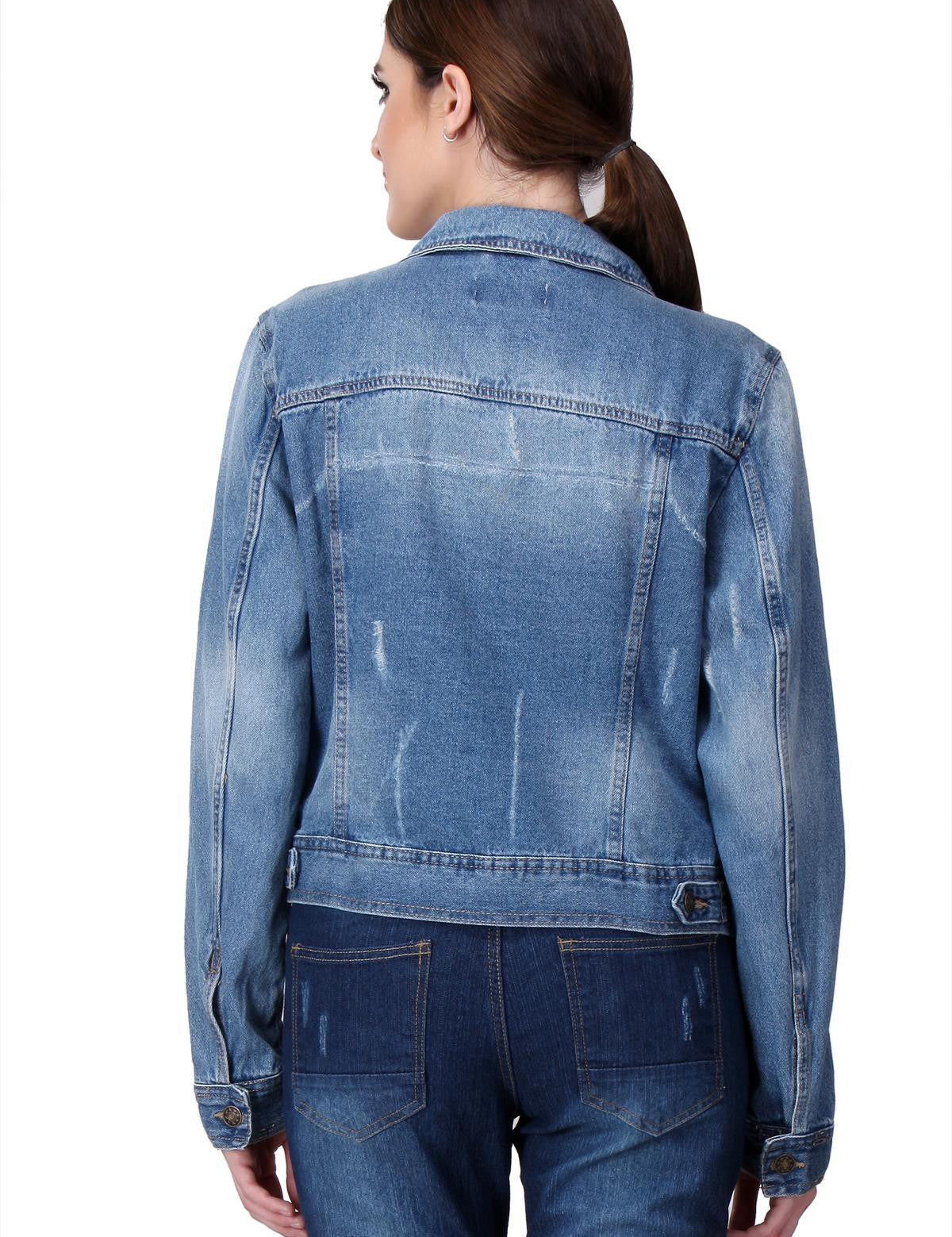 KOTTY Full Sleeve Self Design Women Jacket 