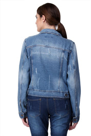 KOTTY Full Sleeve Self Design Women Jacket 