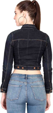 KOTTY Full Sleeve Dyed/Ombre Women Denim Jacket 