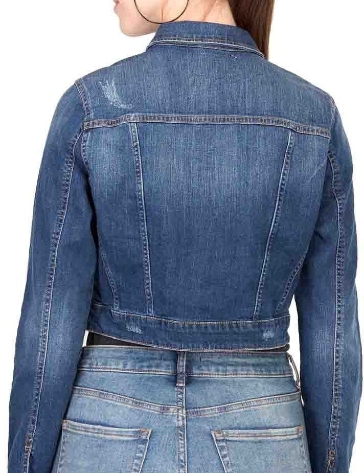 KOTTY Solid Denim Jacket For Women