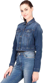 KOTTY Solid Denim Jacket For Women