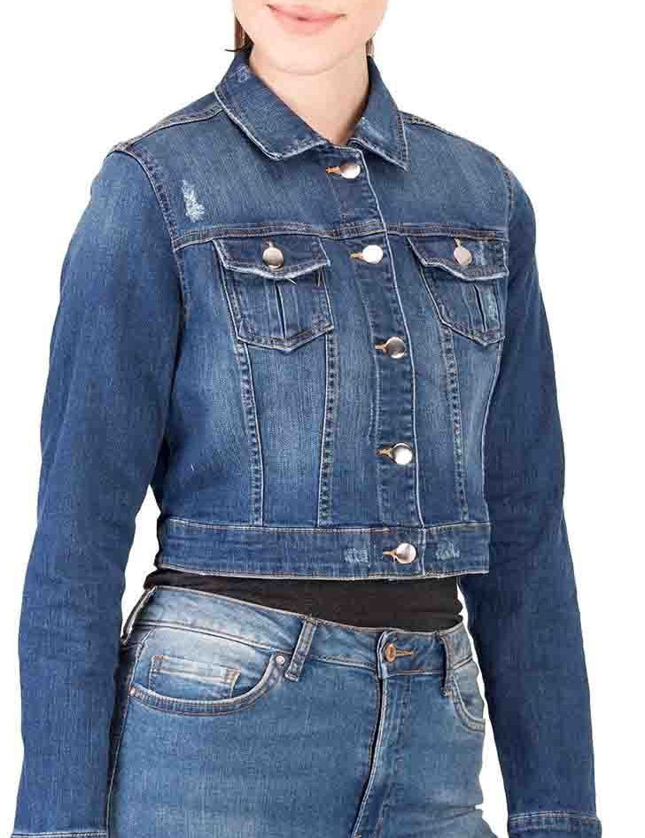 KOTTY Solid Denim Jacket For Women