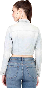 KOTTY Solid Denim Jacket For Women