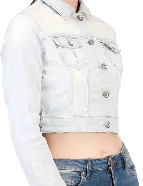 KOTTY Solid Denim Jacket For Women