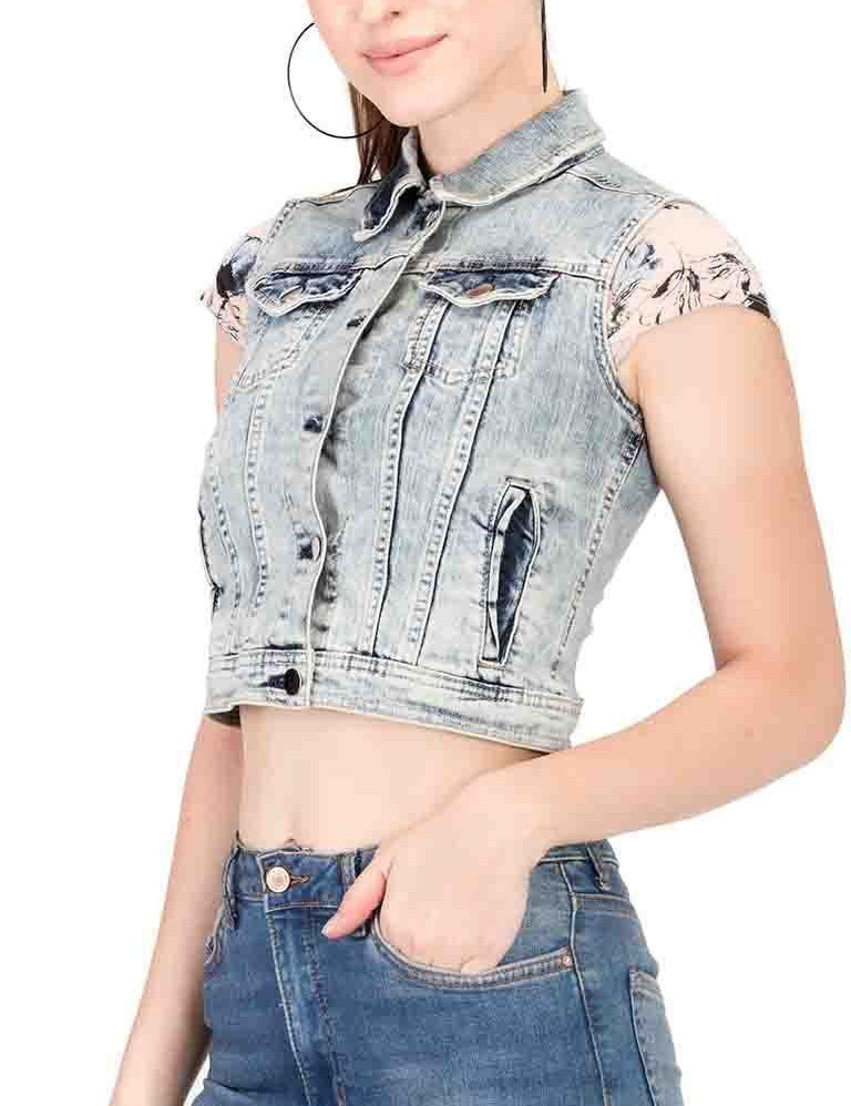 Ombre Women Denim Jacket 
