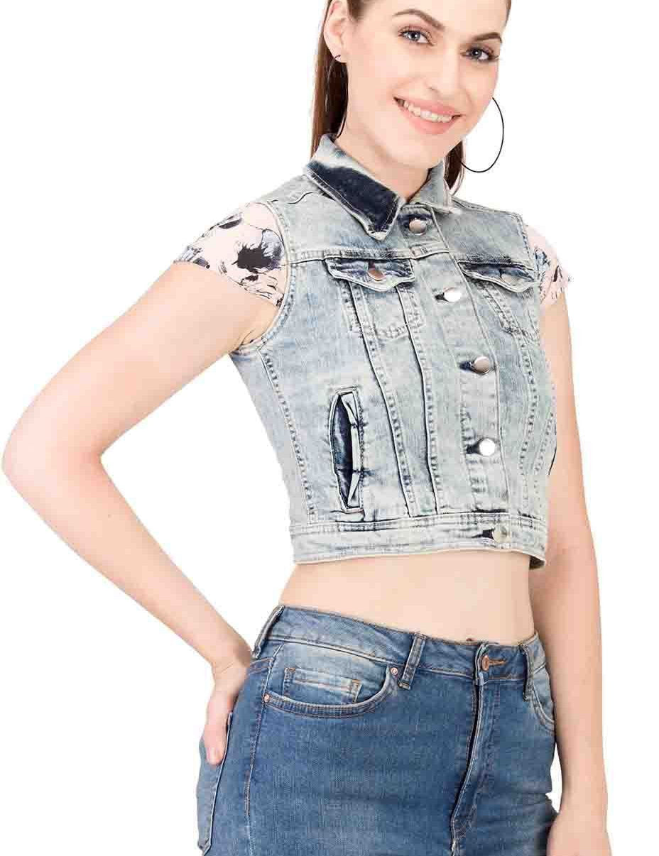 Ombre Women Denim Jacket 