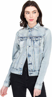KOTTY Women Solid Denim Jacket