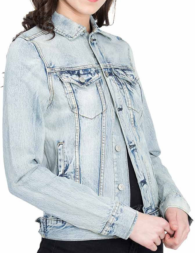 KOTTY Women Solid Denim Jacket