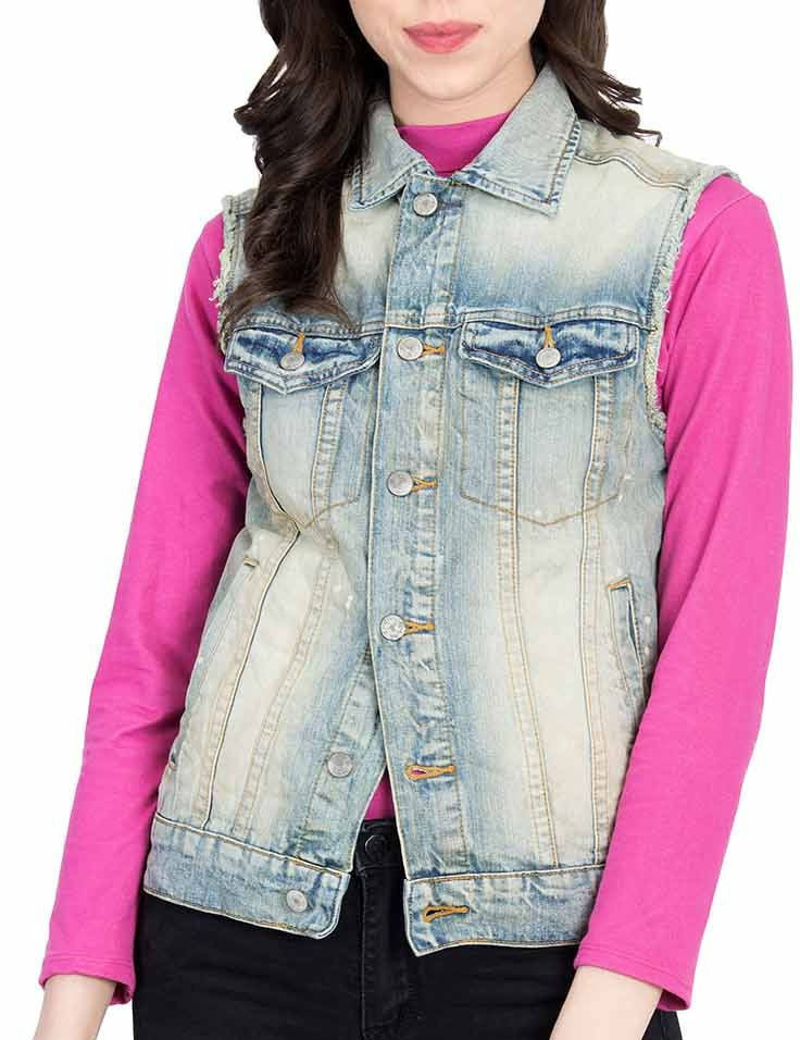 Ombre Women Denim Jacket 
