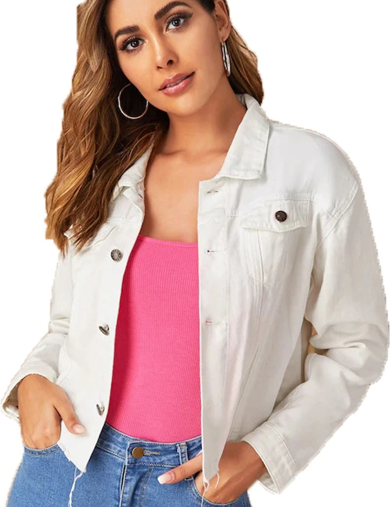 KOTTY Full Sleeve Solid Women Denim Jacket 