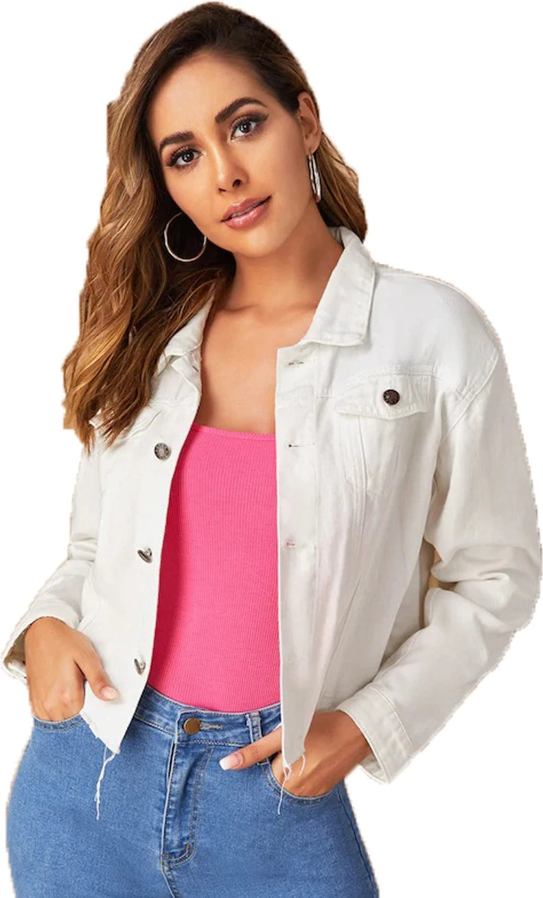 KOTTY Full Sleeve Solid Women Denim Jacket 
