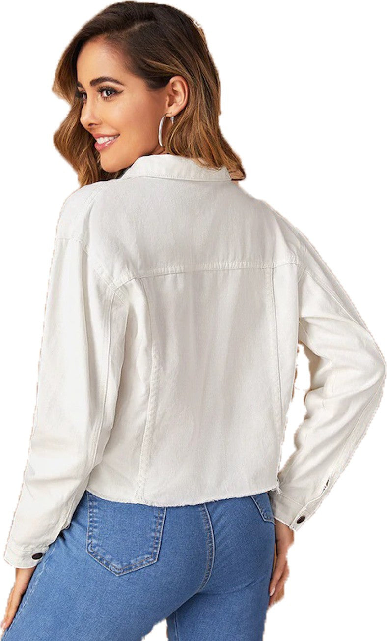 KOTTY Full Sleeve Solid Women Denim Jacket 
