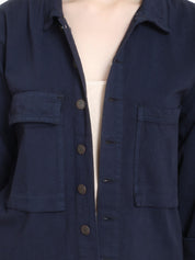 KOTTY 3/4th Sleeve Washed Women Denim Jacket 