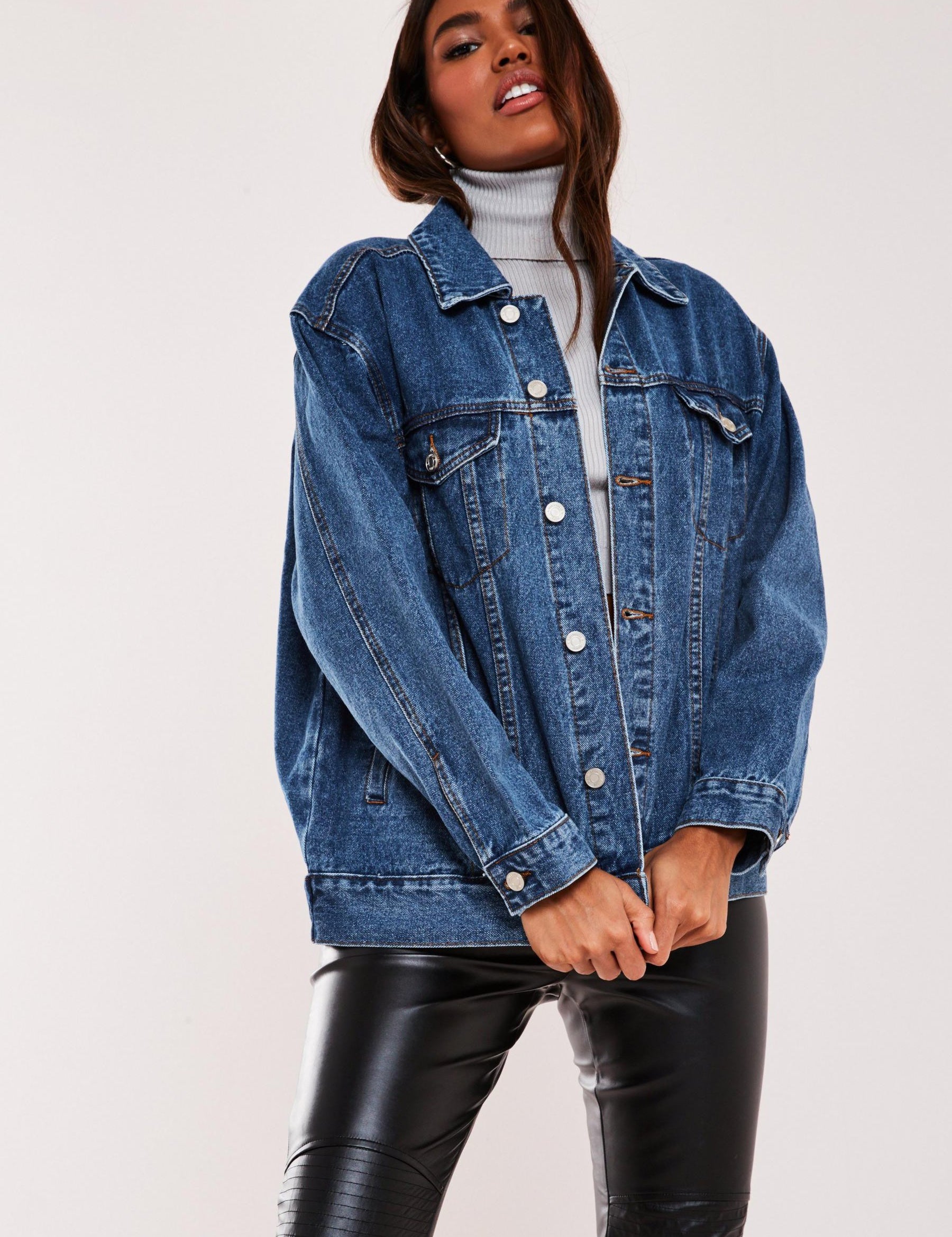 KOTTY Full Sleeve Solid Women Denim Jacket 