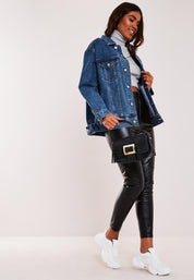 KOTTY Full Sleeve Solid Women Denim Jacket 