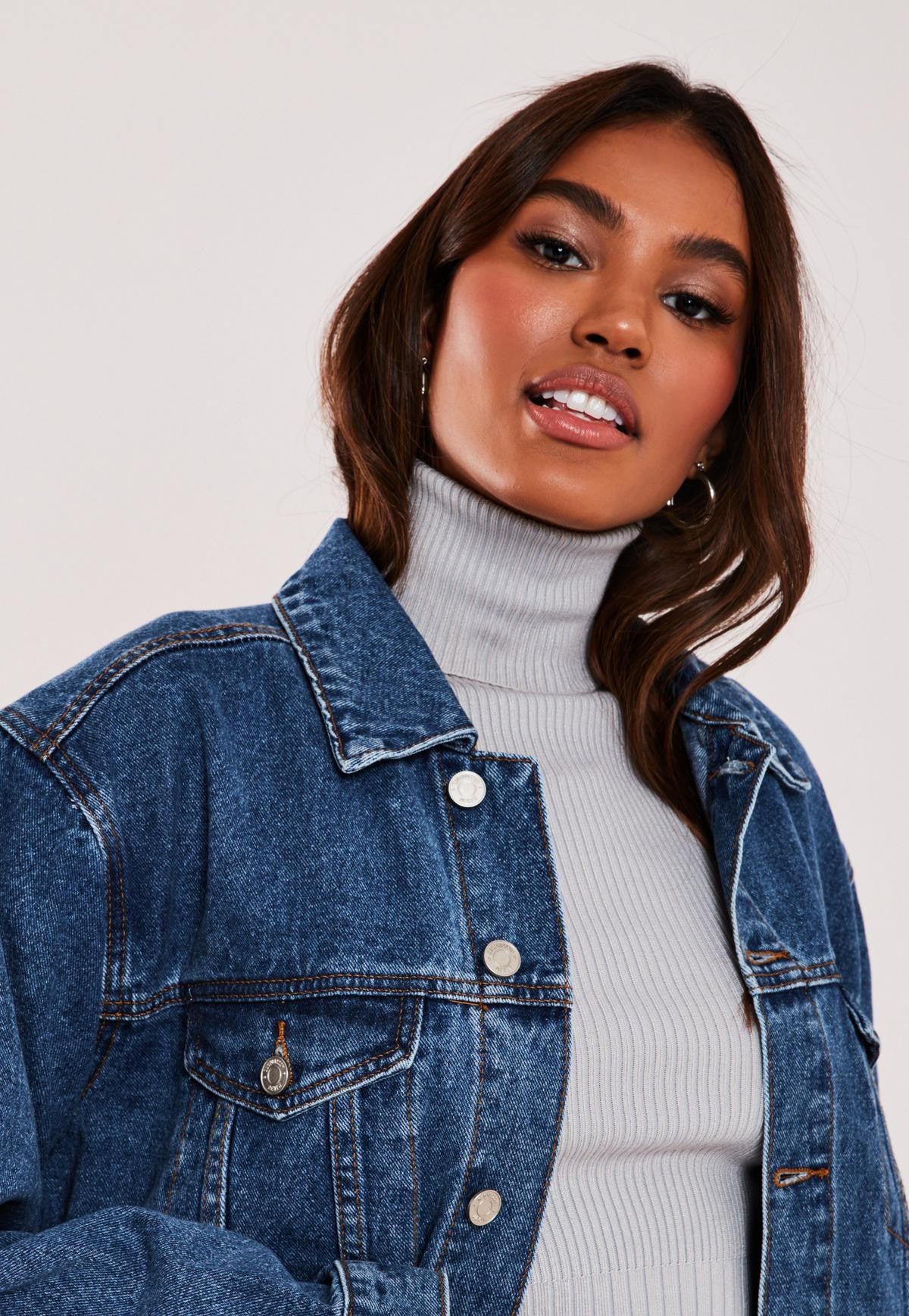 KOTTY Full Sleeve Solid Women Denim Jacket 