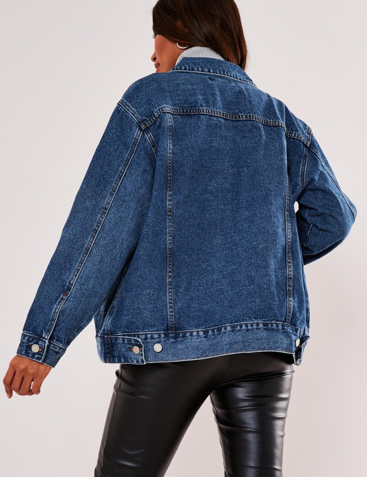 KOTTY Full Sleeve Solid Women Denim Jacket 