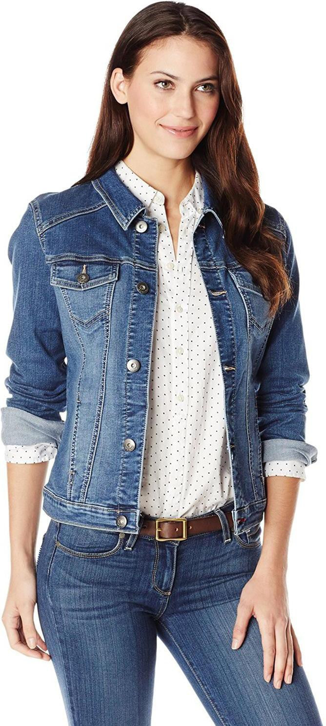 KOTTY Full Sleeve Solid Women Denim Jacket 