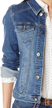 KOTTY Full Sleeve Solid Women Denim Jacket 