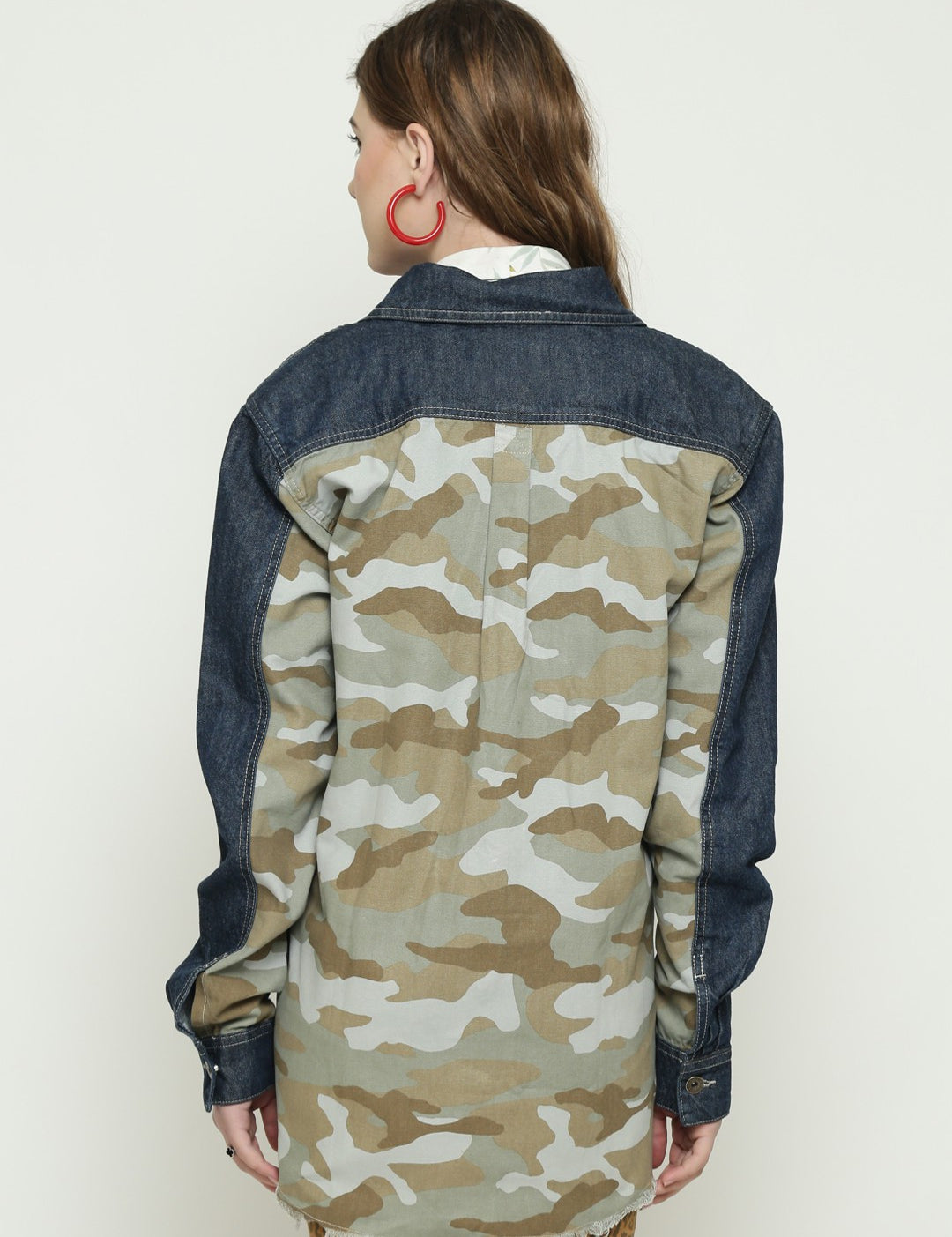 KOTTY Full Sleeve Washed, Printed Women Denim Jacket 