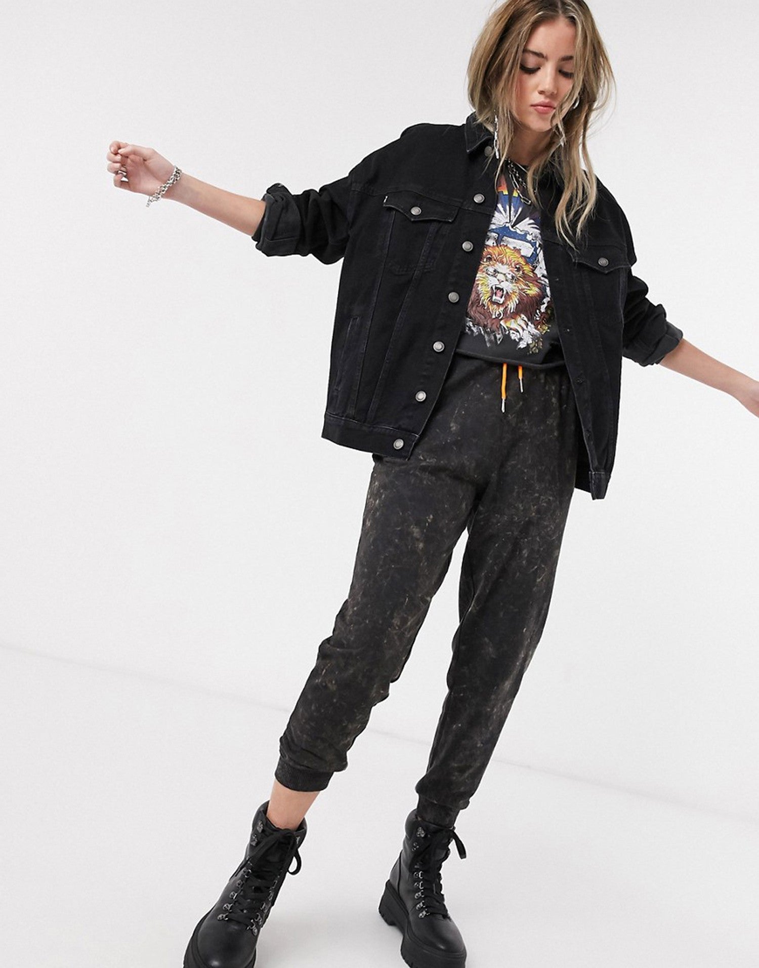 KOTTY Full Sleeve Solid Women Denim Jacket 
