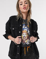 KOTTY Full Sleeve Solid Women Denim Jacket 
