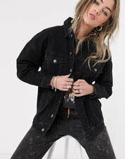 KOTTY Full Sleeve Solid Women Denim Jacket 