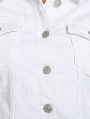 KOTTY Full Sleeve Washed Women Denim Jacket 