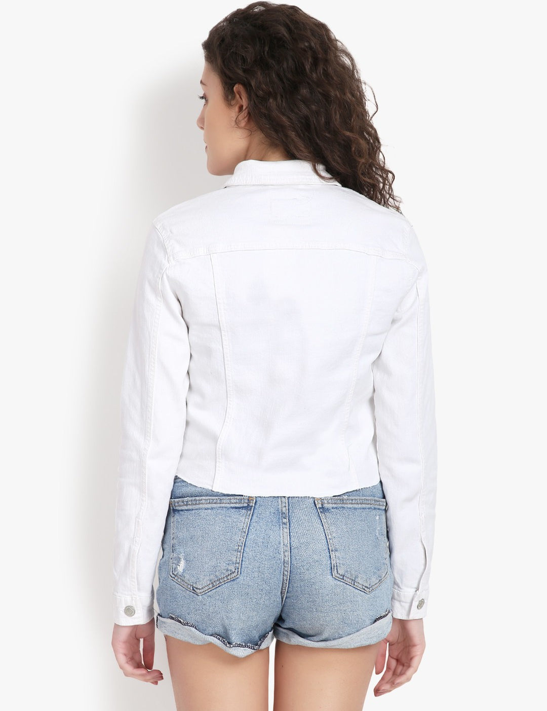 KOTTY Full Sleeve Washed Women Denim Jacket 