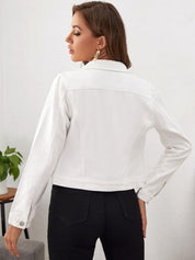 KOTTY Women Solid Denim Jacket