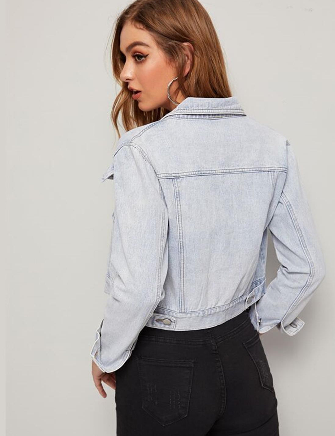 KOTTY Women Solid Denim Jacket