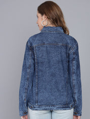 KOTTY Full Sleeve Washed Women Jacket 