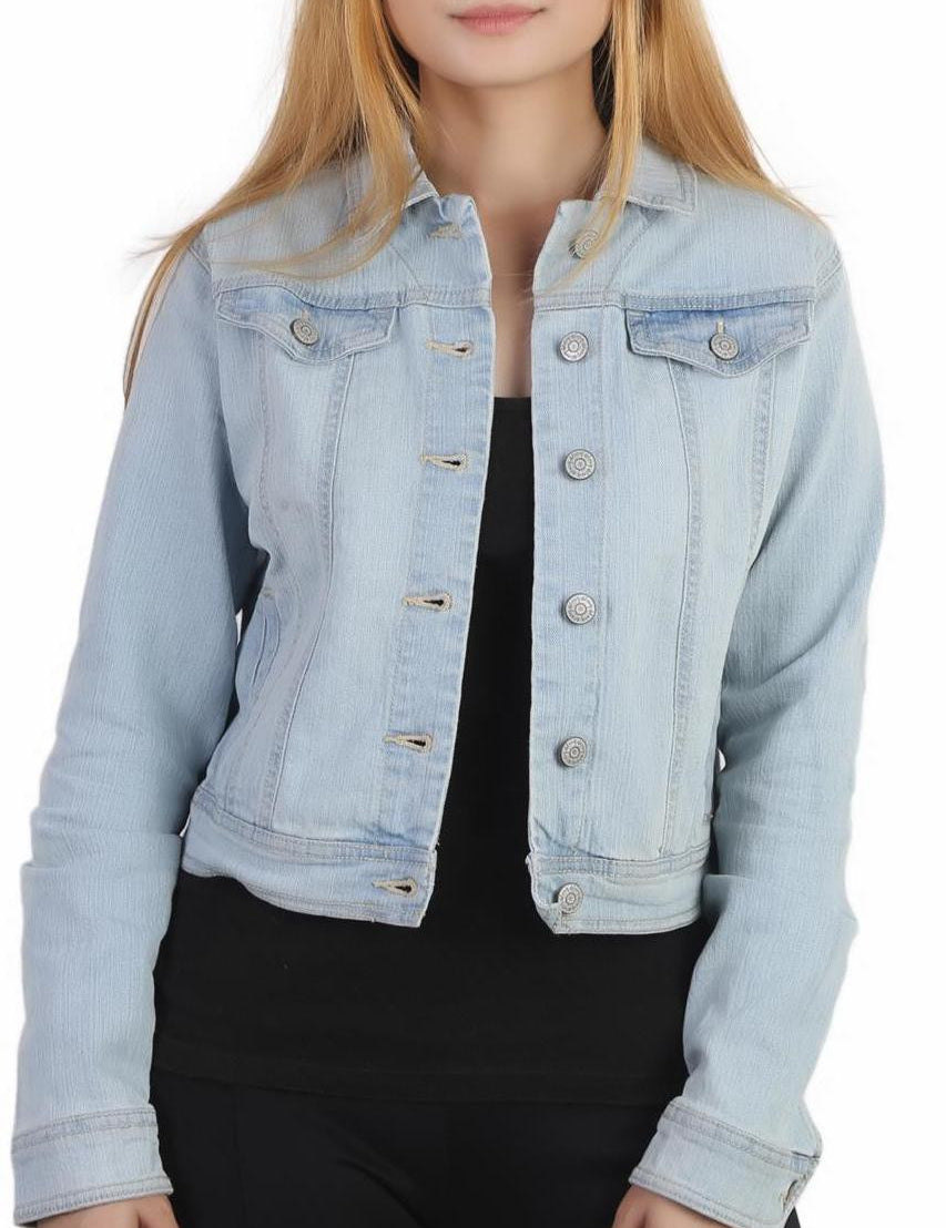 KOTTY Full Sleeve Solid Women Denim Jacket 