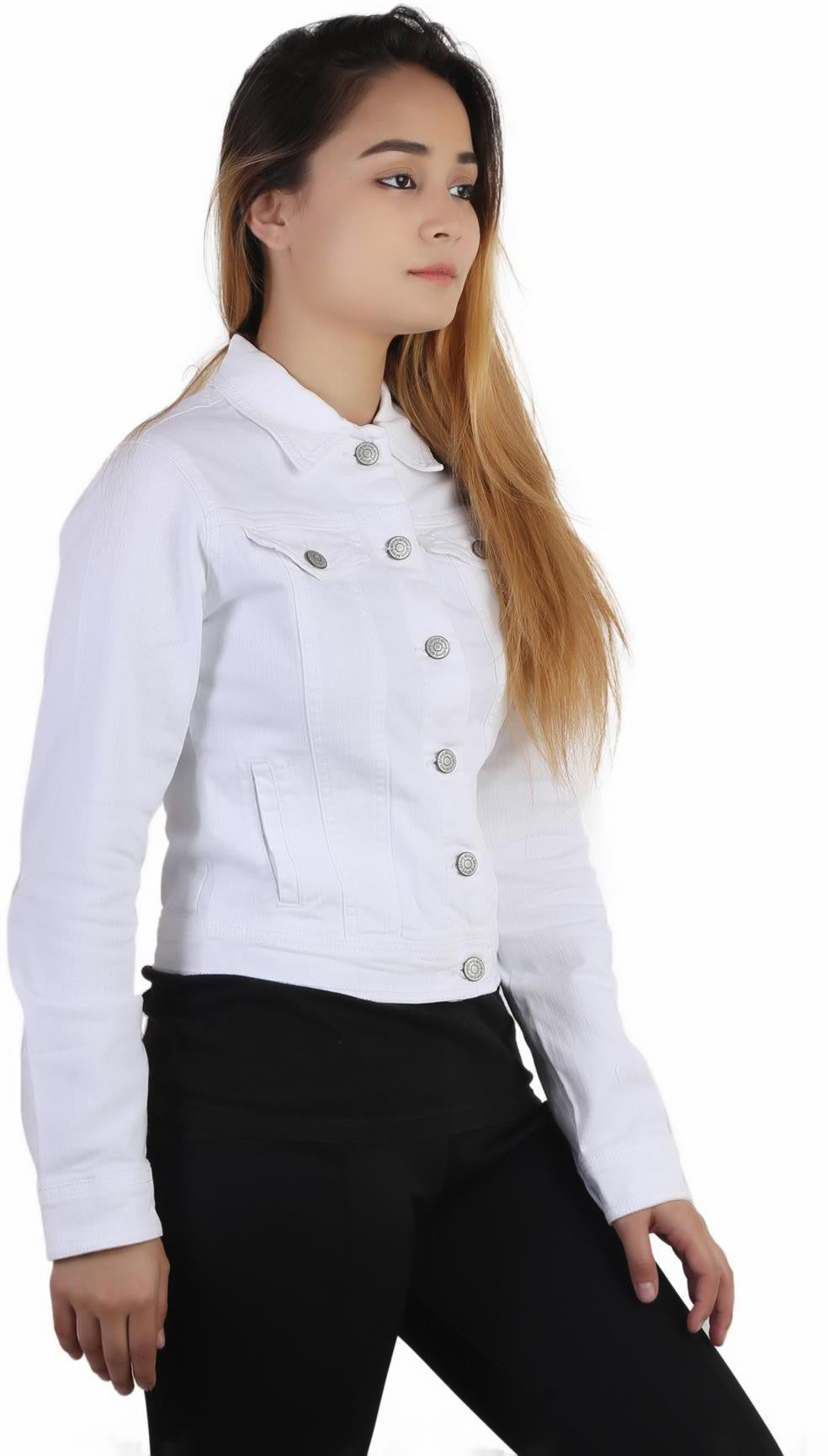 KOTTY Women Solid Denim Jacket