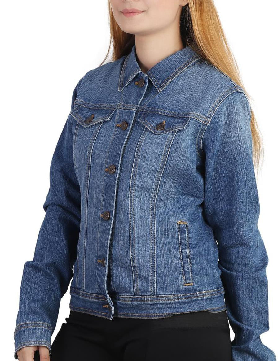 KOTTY Women Solid Denim Jacket
