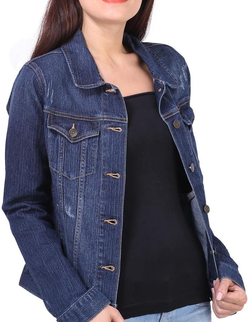 KOTTY Women Solid Denim Jacket