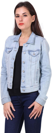 KOTTY Full Sleeve Solid Women Denim Jacket 