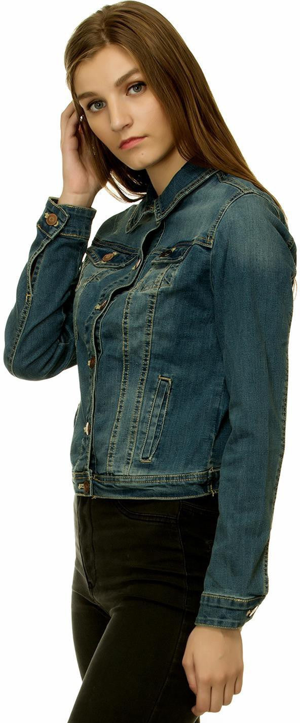 KOTTY Women Solid Denim Jacket