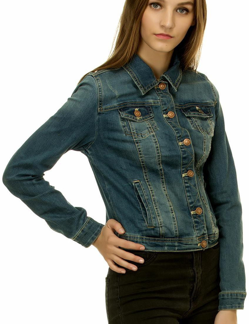 KOTTY Women Solid Denim Jacket