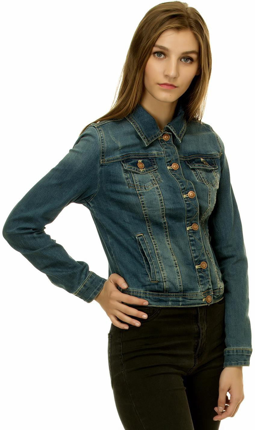 KOTTY Women Solid Denim Jacket