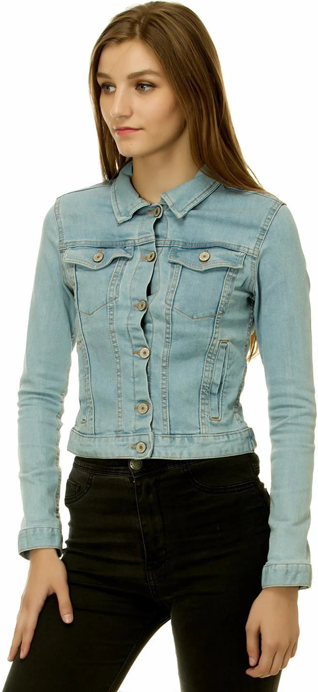 KOTTY Women Solid Denim Jacket