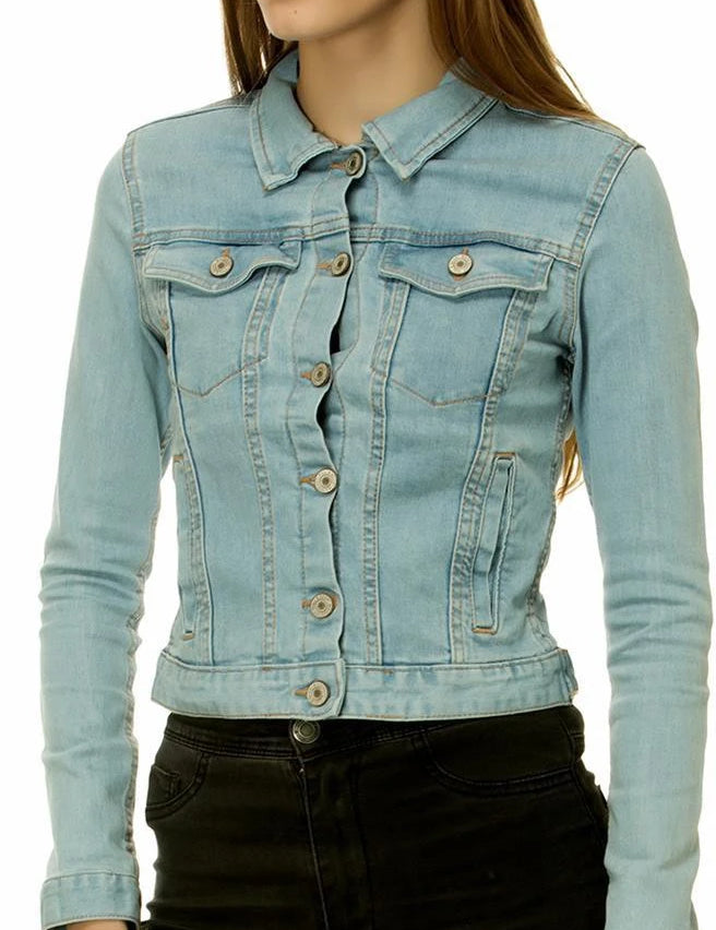 KOTTY Women Solid Denim Jacket
