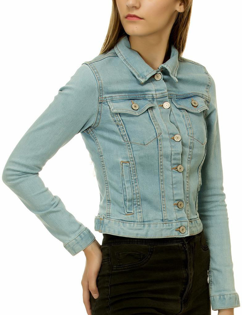 KOTTY Women Solid Denim Jacket