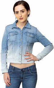 KOTTY Women Solid Denim Jacket
