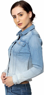 KOTTY Women Solid Denim Jacket