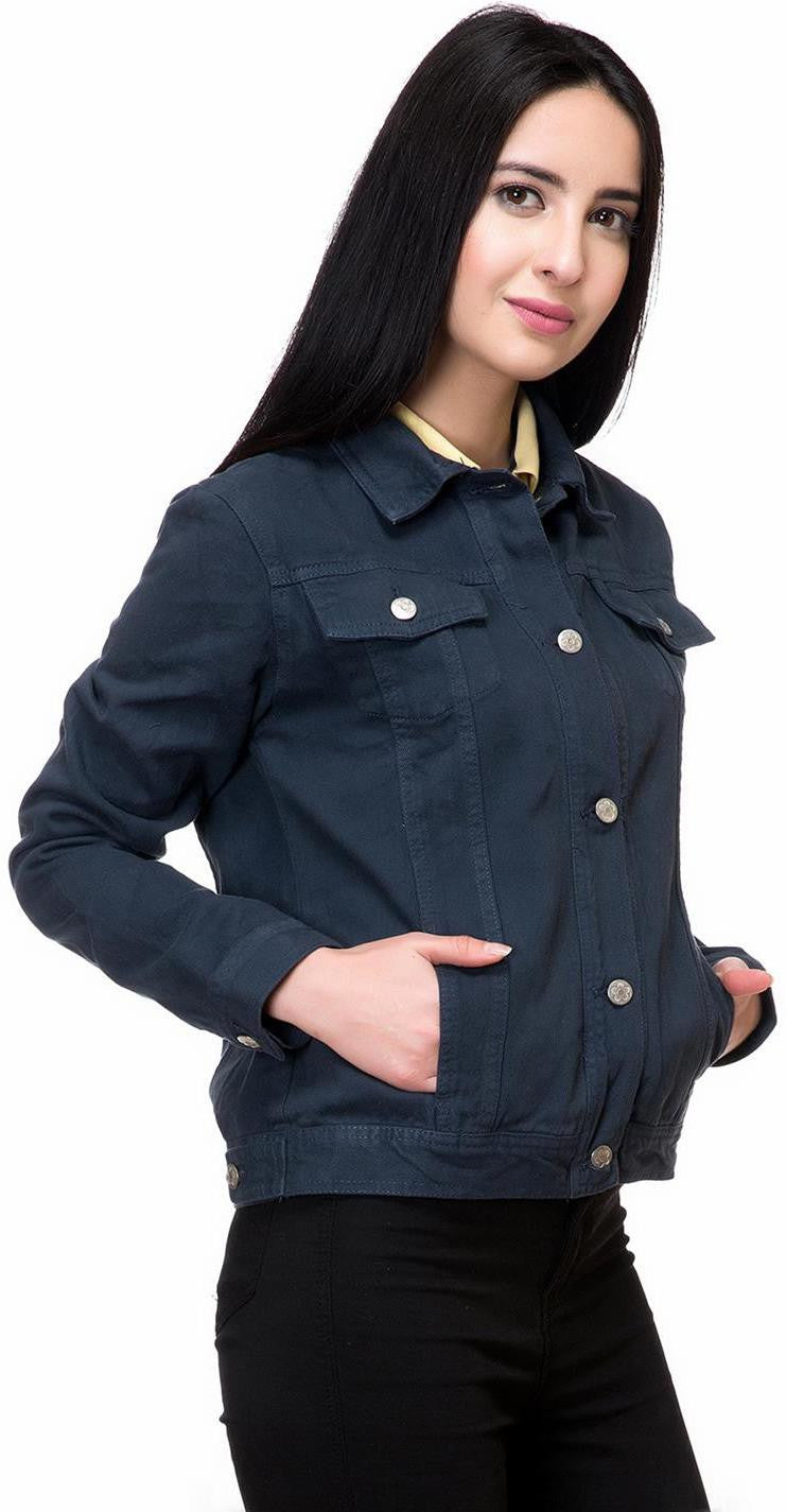 KOTTY Women Solid Denim Jacket