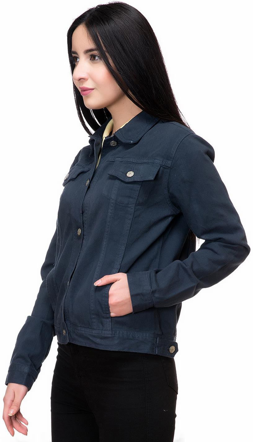 KOTTY Women Solid Denim Jacket